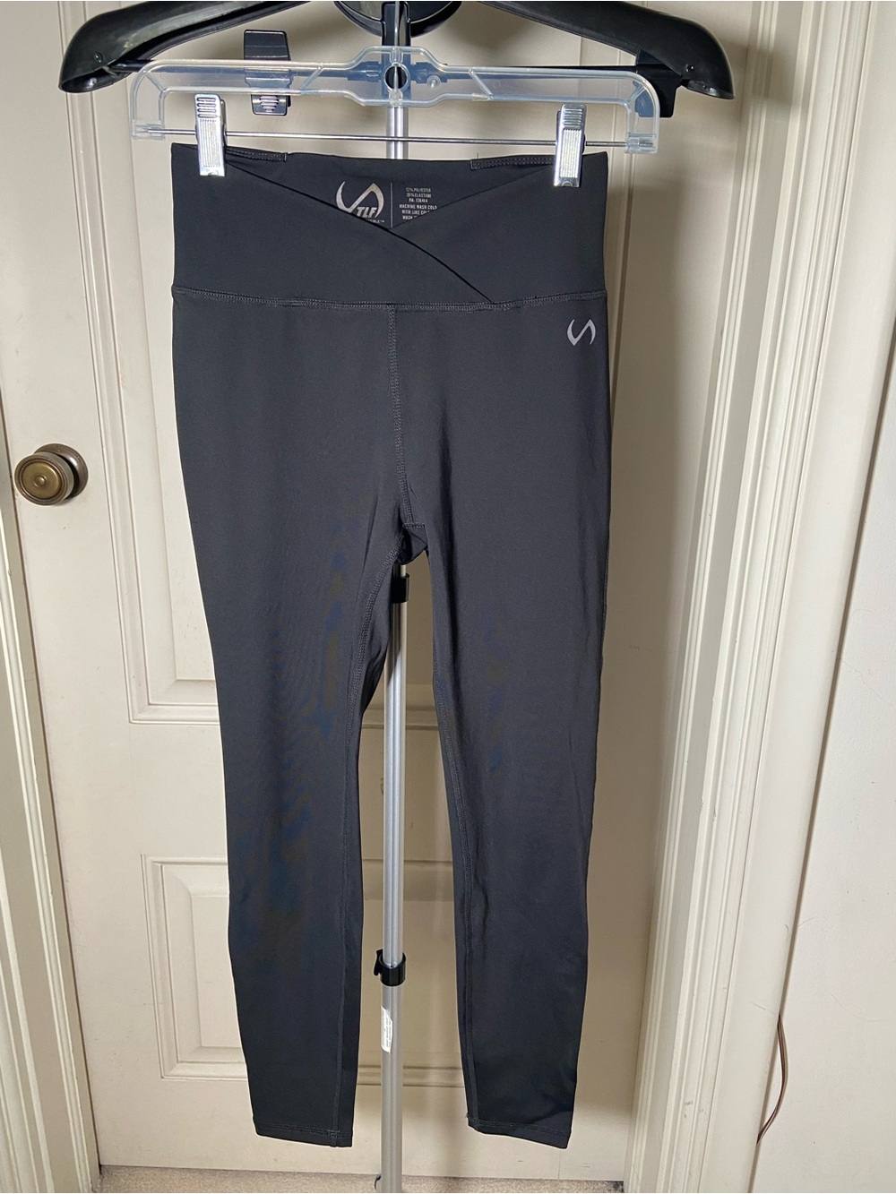TLF Apparel Athletic High-Waist Leggings in Black